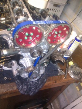 Cylinder head &amp; timing belt fitted!