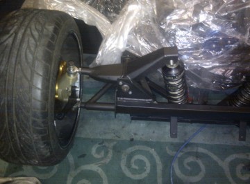 New front suspension fitted!