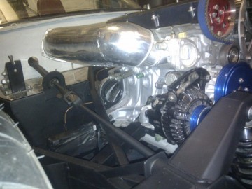Intake manifold again &amp; steering colum fitted