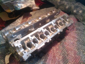 Cylinder head back from machinests