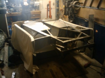 Masked up ready for first coat of corrosion protection paint!